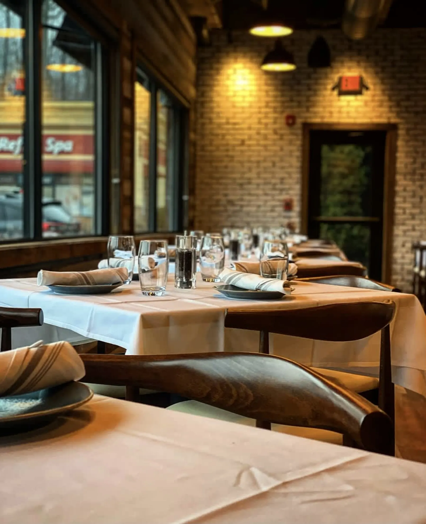 Private dining space at Market Place